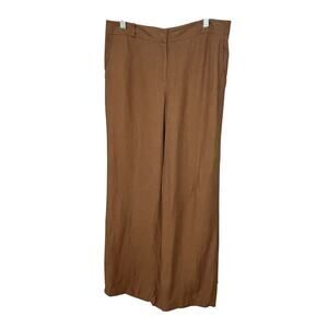 Talbots 100% Linen Wide Leg Pants